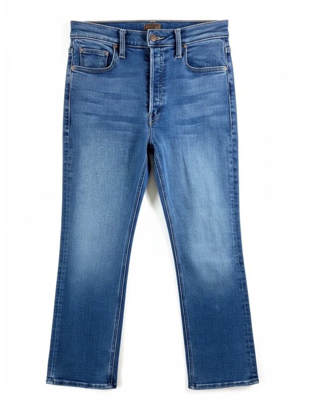 Mother The Tripper Ankle Jeans Women's Size 27 Work Hard Play Hard Mid Wash